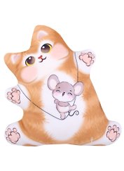 Мягкая игрушка "Котик с мышкой"