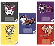 Тетрадь в линейку Hello Kitty, 18 листов, в ассортименте