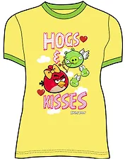 Angry Birds Футболка для девочек HOGS (5-6 лет, Желтый) (TSG84-YELL-AB)