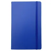 Книга для записей А5 96л кл. "Joy Book. Синее озеро" иск.кожа, тонир.блок, скругл.углы, резинка, ляссе, карман на задн.форзаце