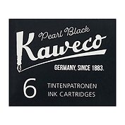 Картриджи, жемчужно-черный, Kaweco, 6 штук
