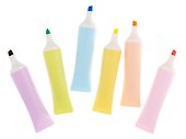 Текстовыделители «Pastel tube» 6 цветов - 2