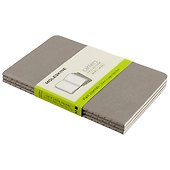 Записная книжка «Cahier Journal Pocket» А6, 32 листа, нелинованная, серая, 3 штуки, Moleskine - 1
