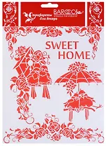 Трафарет Barocci ПВХ Скворечник 20х25см Л-128