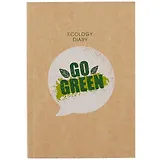 Ежедневник недат. А5 136л "Eco-friendly! №2" интегр.переплет, крафт картон, офсет