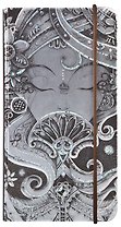 Алфавитная книга 85*160 96л "PHOSPHENES" тв.пер., с резинкой, ляссе, карман на форзаце, ART-BLANC