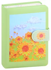 Записная книжка А6 96л "Pastel art" с магнитной застежкой