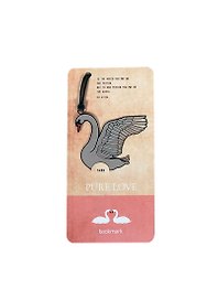 Закладка для книг из сверхтонкой стали Mute Swan (RBM-237) (Мир Бижу)