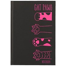 Книга для записей «Кошачьи лапы», 80 листов, А5