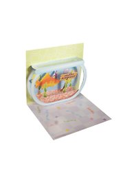 3D открытка Золотая рыбка (Goldfish) (квадрат) (775) (14,5х14,5)