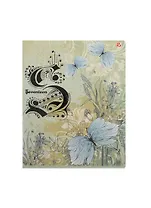 Тетрадь 80л кл. "Серая" выб.УФ-лак, тисн.фольга, ассорти, Academy Style