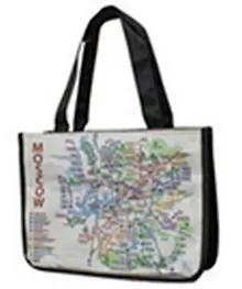 Сумка с картой (метро) (Москва) (Shopping Bag) (упаковка)