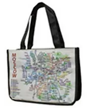 Сумка с картой (метро) (Москва) (Shopping Bag) (упаковка)