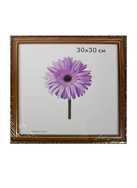 Рамка пластик 30*30 "Dorothy" коричневая, 100 рамок