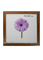 Рамка пластик 30*30 "Dorothy" коричневая, 100 рамок