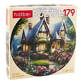 Пазл "Живописный уголок"  круглый 179 элементов 30 см