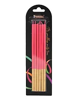 Набор свечей для торта Red (красные) (6шт) (15см) (12-7color-candle_15)