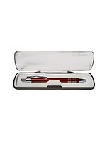 Ручка подарочная шариковая автоматическая синяя Signature288 0.7мм,красн.корп.,подар.уп., G.F.Signature