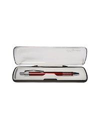 Ручка подарочная шариковая автоматическая синяя Signature288 0.7мм,красн.корп.,подар.уп., G.F.Signature