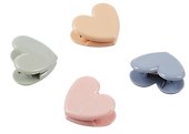 Зажимы для бумаг «Hearts» Yoi, 4 штуки, цветные - 2