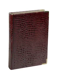 Ежедневник полудат. А5 192л "Prestige. Iguana" бордо, иск.кожа, мет.уголки, поролон, тон.бумага, золот.торец, справ.мат-лы, ляссе, Listoff