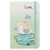 Записная книжка «Llama in cup» А6, 96 листов в клетку, в ассортименте - 0