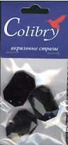 Стразы акриловые Colibry 1 (Oc18-25) (восьмиугольные) (18х25 мм) (упаковка)