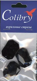 Стразы акриловые Colibry 1 (Oc18-25) (восьмиугольные) (18х25 мм) (упаковка)