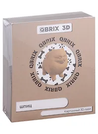 3D Конструктор «Шпиц» картон, Mozabrick