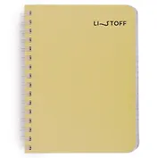 Записная книжка А6 80л кл. "Sunrise" пласт.обл., спираль