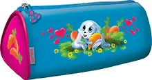 Пенал-косметичка 1отд. "Зайчонок" 21*9*3,5, треугольный, полиэстер, Limpopo