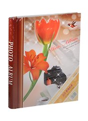 Фотоальбом Магнитный 10 листов Красный тюльпан (24х29)