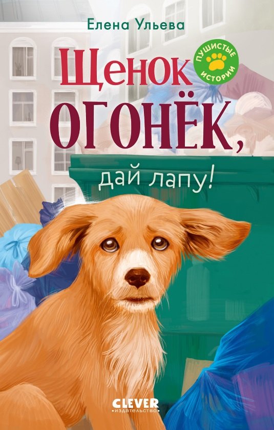 

Щенок Огонек, дай лапу!