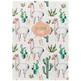 Папка для бумаг «Ламы в кактусах» А4