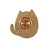 Значок Pin Joy Котик Дома посижу (металл) (12-08599-009) - 2