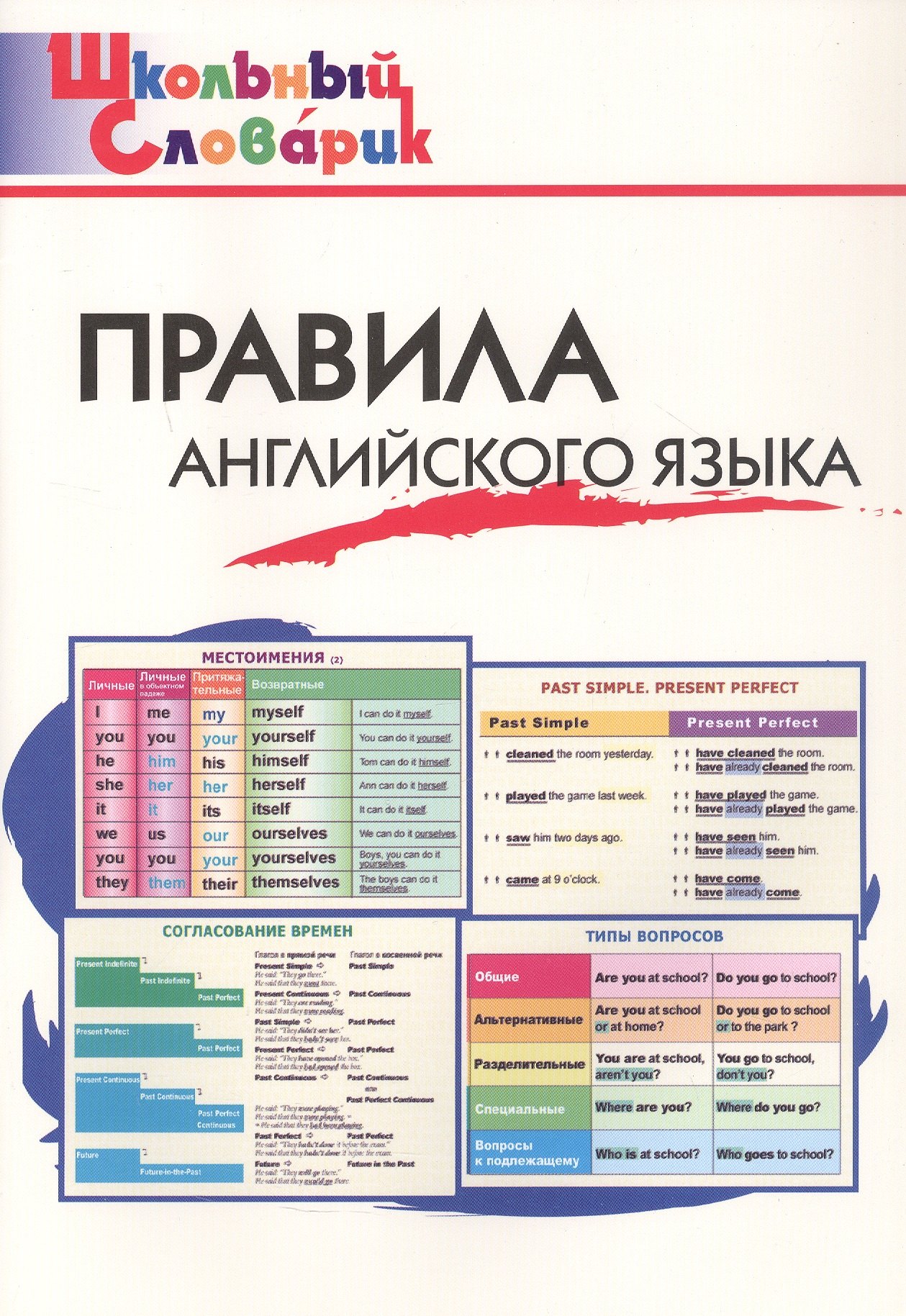

Правила английского языка. Начальная школа (Школьный словарик)