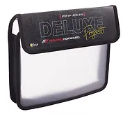 Папка для тетрадей А5 "Deluxe " липучка, Оникс