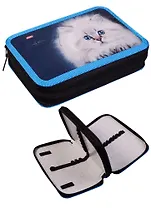 Пенал школьный 2 отделения "Любимая кошка"