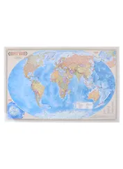 Политическая карта мира. Масштаб (1: 55 000 000)