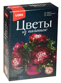 Набор для творчества Lori. Цветы из пайеток «Пионы»