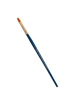Кисть художественная Галерея, синтетика, плоскоовальная, короткая ручка №4, Гамма