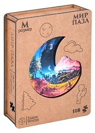 Фигурный пазл «Мир», дерево, Dream Woods