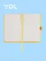 Скетчбук 9*14 80л "Yoi" желтый, 140г/м2, слоновая кость, тв.обл., Yoi - 2