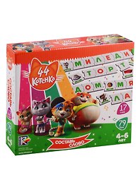 Настольная игра «44 Котёнка Составь слово», Vladi Toys