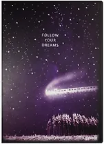 Тетрадь в клетку Lenwa, Follow your dreams, B5, 48 листов