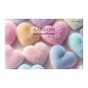Альбом для рисования 30л А4 "Soft Hearts" склейка, мел.картон, твин-лак