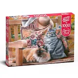 Пазл Cherry Pazzl "Кошачьи посиделки", 1000 деталей