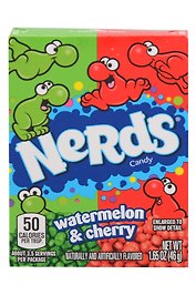 Конфеты Nerds Cherry Watermelon (Нердс Вишня, Арбуз), 46г
