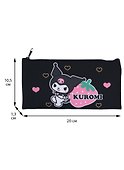 Пенал-косметичка "Kuromi", черный - 1
