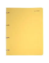 Тетрадь А4 80л кл. "Sunrise" на кольцах, смен.блок, пласт.обл.